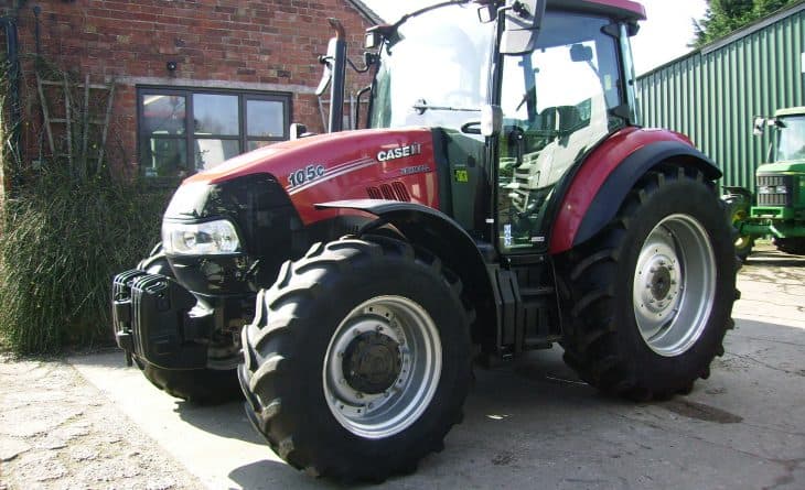 2018 Case Farmall 105C 4wd Tractor 105 hp, 24/24 Power Shuttle 40K, 2018, Only 2525 hours. SOLD