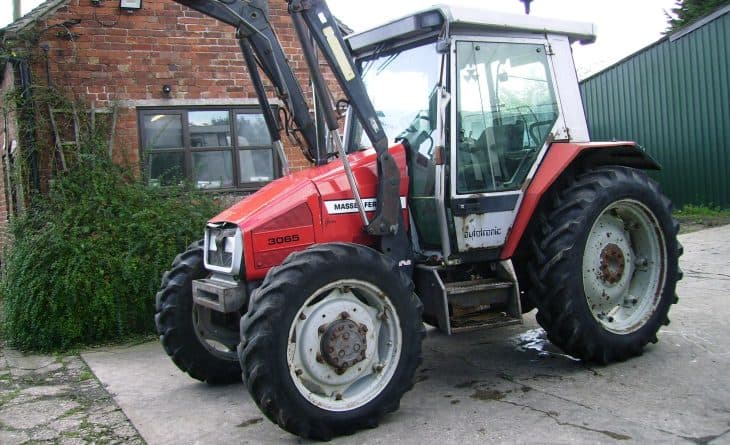 1993 Massey Ferguson 3065 4wd Tractor c/w Trima 1120 Power Loader, SOLD